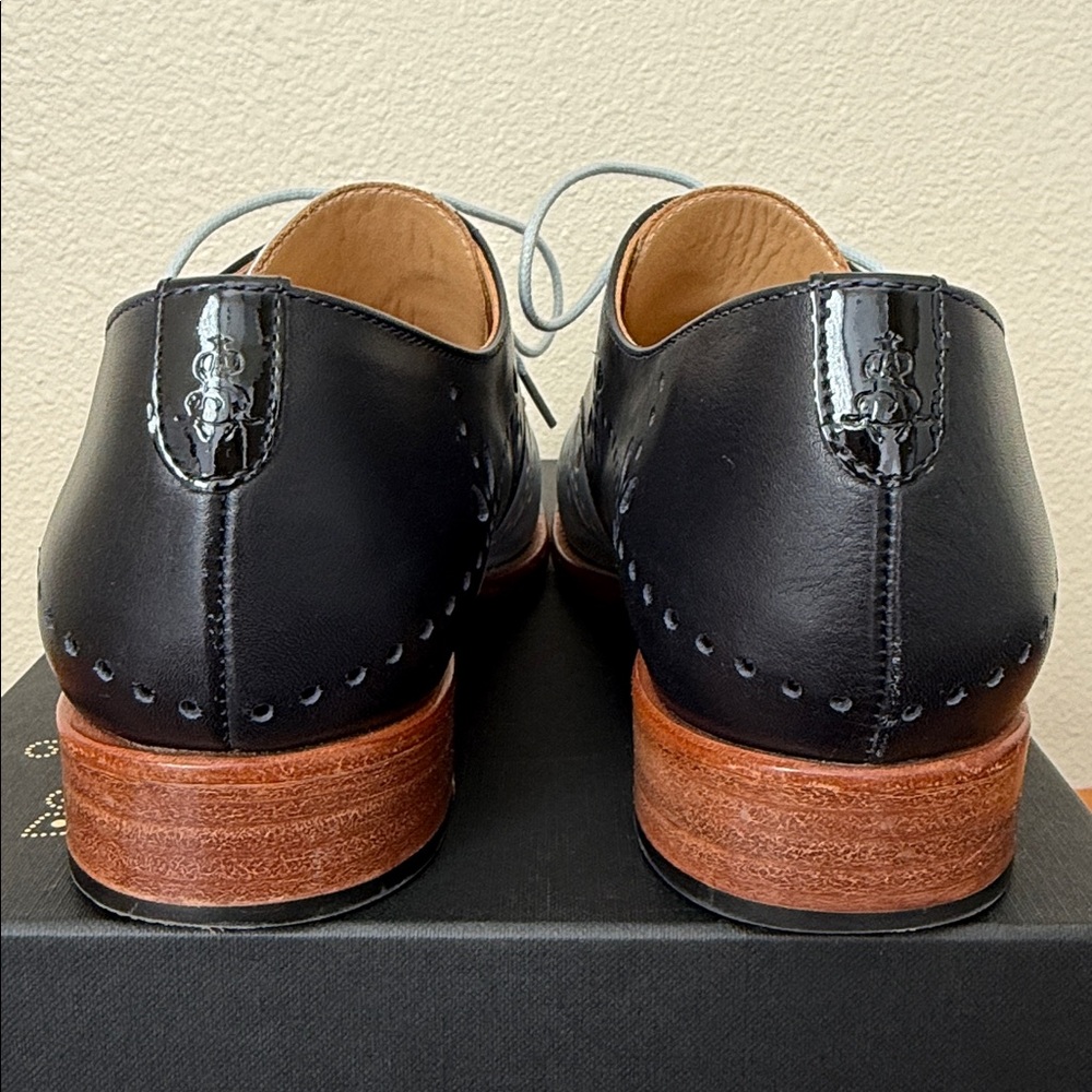 Office of Angela Scott Mr. Ava Derby Oxford Blueberry Size 38 8 - Picture 3 of 8